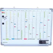 LEGO Planificateur de l'année - Tableau magnétique inscriptible