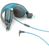 JLab Audio Jbuddies Studio Écouteurs Arceau Connecteur de 3,5 mm Bleu, Graphite