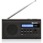 Roadstar TRA-300D+/BK Radio portable Analogique et numérique Noir