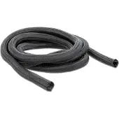 DeLOCK Geflechtschlauch selbstschließend 10m x 19mm schwarz