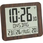 TFA 60.4518.08 Digital Alarm Clock Clair One Size / EU Plug 220V