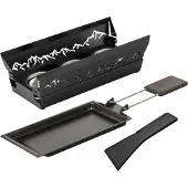 Kuhn Rikon Set à raclette Mini, Appareil à raclette, Noir