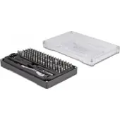 DeLOCK 117-delige precisieschroevendraaierset. -