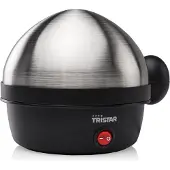 Tristar Ek-3076, Cuiseur à œufs, Noir, Argent