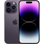 Apple iPhone 14 Pro (256 Go, Pourpre foncé, 6.10", SIM + eSIM, 5G), Téléphone portable, Violet