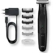 Braun Series X Tondeuse à barbe tout-en-un / Tondeuse corps / Rasoir électrique homme / Tondeuse à cheveux, 5 sabots, pour barbe de 3 jours, cheveux, corps & parties intimes, cadeau homme, XT3200,