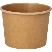 Papstar Gobelet à soupe, Contenant à usage unique, Marron