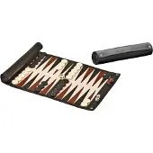 Philos Plateau de jeu de backgammon pliable - Simili cuir (1713) (+)