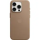 Apple Etui en tissu fin avec MagSafe (iPhone 15 Pro), Coque pour téléphone portable, Marron