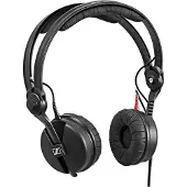 Sennheiser HD 25 Plus (Pas de réduction du bruit, Filaire), Écouteurs, Noir