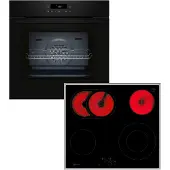 NEFF Backofen-Set, Einbau, B2CCJ7AK3 + T16SBN1L0, Backofen, Elektrokochfeld, BTX46PB0