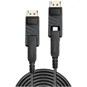 Lindy Mini DisplayPort/DisplayPort - Mini DisplayPort/DisplayPort (10 m), Câble vidéo, Noir