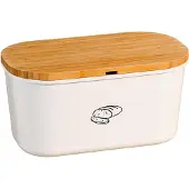 Kesper Boîte à pain, Stockage du pain, Blanc