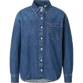 Levi's Harlie New Long Sleeve Shirt Bleu S Femme