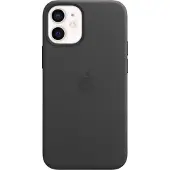 Apple iPhone 12 mini Back Cover avec MagSafe Cuir Noir