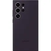 Samsung Galaxy S24 Ultra Silicone Back Cover Violet Foncé