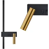 Toolight Applique Murale APP1439-W Black Gold Right