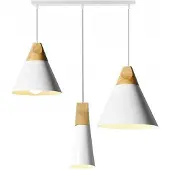 Toolight Lampe APP064-3CP Scandi Set White