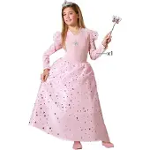 Atosa Fairy Godmother Girl Costume Rose 10-12 Years Enfants