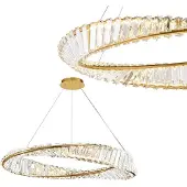 Toolight Lampe APP1201-CP Cristal 50cm Gold