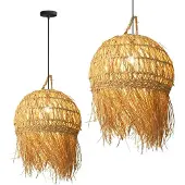 Toolight Lampe Suspendue APP1251-1CP Boho Brown