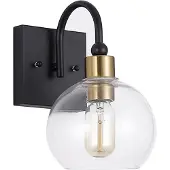 Toolight Applique Murale APP1580-1W Transparent