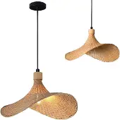 Toolight Lampe Suspendue APP1642-1CP 30cm Beige