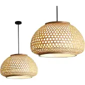 Toolight Lampe Suspendue APP1648-1CP 35cm Brown