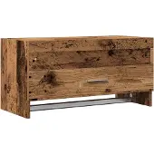 vidaXL Armoire imitation bois ancien 70x32,5x35 cm Bois composite