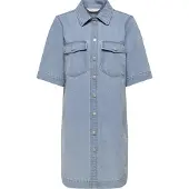 ONLY Robe-chemise 'ONLBELLE' bleu clair