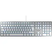 Cherry Keyboard KC 6000 Slim silber/weiß