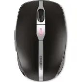 Cherry MW 9100 - Souris - 6 boutons - sans fil - 2,4 GHz, Bluetooth 4,0 - récepteur sans fil (USB) - noir (JW-9100-2)