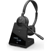 Jabra Engage 75 SE Stéréo (Sans fil, USB-A, USB-C, Réunion Google, Zoom), Casque micro de bureau, Noir
