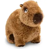 Nici Capybara Capy-barbara Sitting Teddy 27 Cm Marron Green Enfants