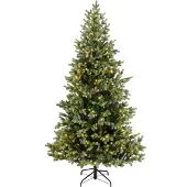 Kaemingk Sapin de Genève illuminé d116h180c vert/blanc - Everlands