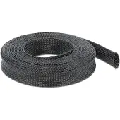 DeLOCK Gaine tressée extensible 10m x 25mm noir