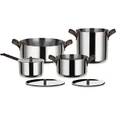 Alessi Edo, 7 Pcs. Stockpots Set (Art.-Nr. PU100S7, EAN 8003299430475)