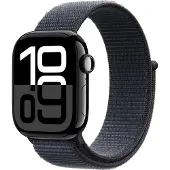 Apple Watch Series 10 Gps 42mm Aluminio Negro (Jet Black) Y Correa Deportiva Loop Negra