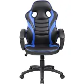Rocada Chaise de jeu Student bleu, Chaise gaming, Bleu, Noir