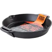 Texas Club Fer de fonte, Poêle + casserole, Noir