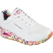SKECHERS Baskets basses 'Uno-Loving Love' bleu / jaune / rouge / blanc naturel