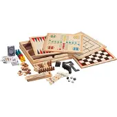 Philos Jeu de construction en bois "Compendium 10" – grand format