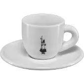 Bialetti Tasse à moka Omino avec soucoupe