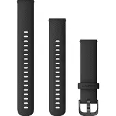 Garmin Quick Release 18 Mm Silicone Strap Noir,Gris