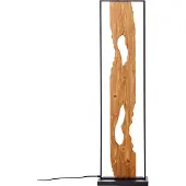 Brilliant Lampe à poser LED minimaliste CHAUMONT| Lampe de table haute noire avec détails en bois | 20W 2300 lumens 3000 Kelvin| Aluminium/Bois