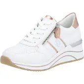 Remonte Baskets basses or / argent / blanc