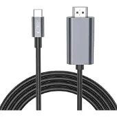 TechProtection UltraBoost USB-C to HDMI 4K 60Hz 2m Black
