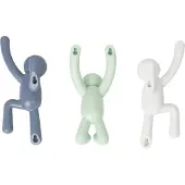 Umbra Set de 3 patères Buddy - pastel