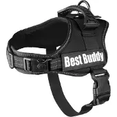 Flamingo Harnais Best Buddy Pluto noir, taille : M