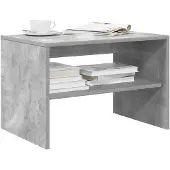 vidaXL Armoire TV gris béton 60x40x40 cm Bois composite